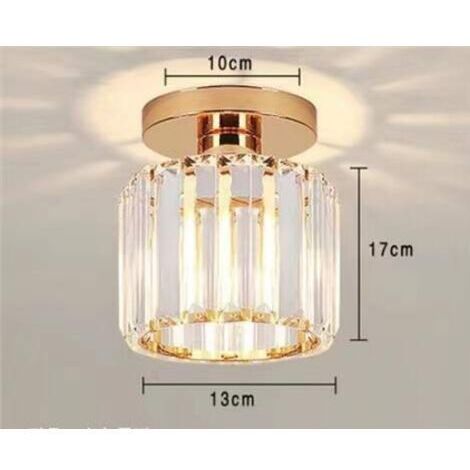 Applique géométrique en fer forgé pour salon, cuisine, grenier, salle à manger, café (ampoule non incluse) lumière ronde blanche dorée E27 (1/3)