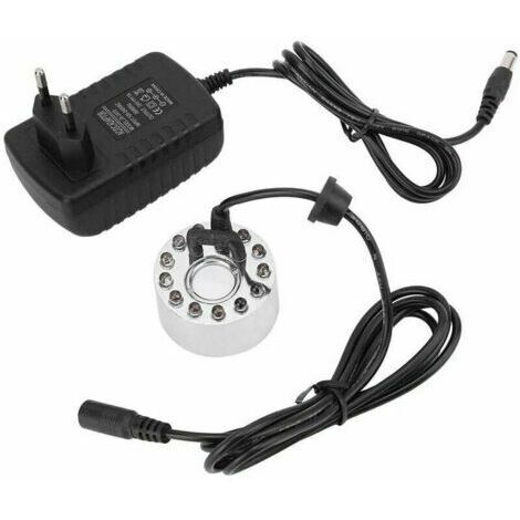 Ventilateur et brumisateur extérieur12 LED Fabricant de brumisateur à ultrasons Fontaine Mist Maker DC 24V (1/5)