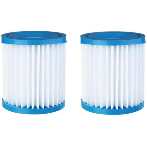 Lot de 2 filtres pour pompe de filtration de piscine (1/5)