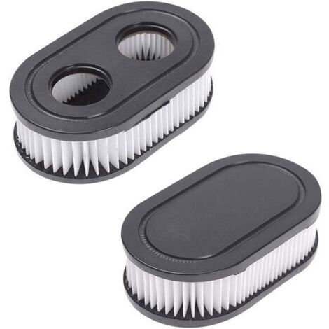 Filtre à air ovale noir pour tondeuse MTD BS-798452 Briggs & Stratton- Lot de 2 (1/5)