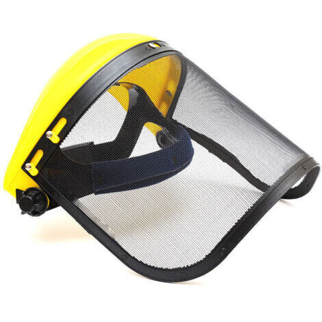 Casque de sécurité avec visière intégrale en maille pour débroussaillage et abattage Protection forestière et agricole (1/5)