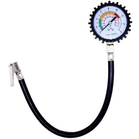 [JAMAIS UTILISÉ]Testeur de Pression des Pneus Universel Manomètre de Précision Pneu Mesureur de Pression des Pneus pour 4x4, camionnette, voiture, vélo et moto (1/4)