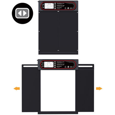 [JAMAIS UTILISÉ]Porte Poulailler Automatique Solaire Anti-Pincement avec Minuterie du Soir/Matin, Porte Automatique Poulailler Solaire Grand Panneau Solaire Contrôle de la sensibilité à la lumière Tél