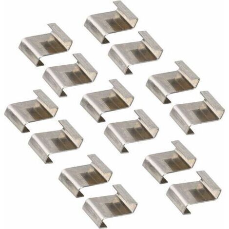 [JAMAIS UTILISÉ]Clips de fil de vitrage de serre, clips de fixation de vitre de verre de serre en acier inoxydable Clips de vitrage de type Z (1/4)