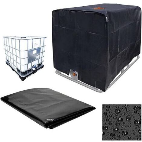 [JAMAIS UTILISÉ]Réservoir d'eau IBC 1000L tissu imperméable 210D tissu Oxford imperméable (120x100x116cm) (1/5)