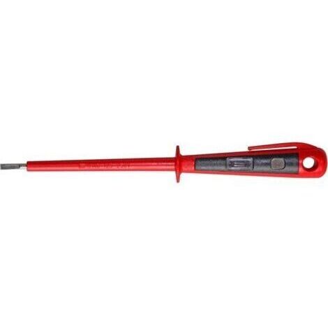 [JAMAIS UTILISÉ]Testeur de tension/testeur de phase jusqu'à 250 V rouge/noir 190 mm (1/4)