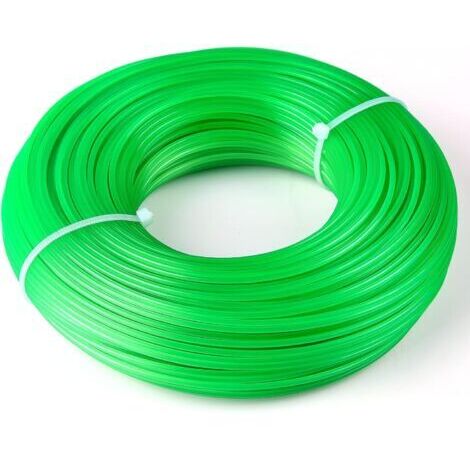 [JAMAIS UTILISÉ]Fil débroussailleuse nylon rond 2 mm Longueur 100 m Compatible avec coupe-bordures Pour coupe précise et durable (1/4)