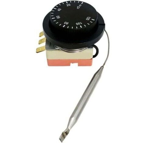 [JAMAIS UTILISÉ]Thermostat Mécanique 0-120 °C - Bouton de Contrôle de Température Intégré (1/4)