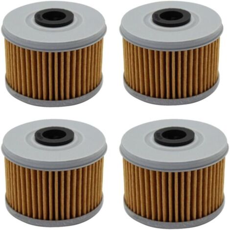 Lot de 4 filtres à huile pour XL125V XL125V VARADERO 125 2001 2002 2003 2004 2005 2006 2007 2008 2009 2010/XL125V VARADERO DE LUXE 2011 (1/4)