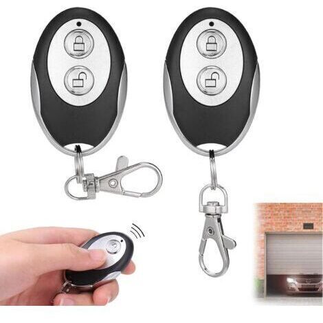 Telecommande Universelle Portail, 2 Pièces 433,92MHz Telecommande sans Fil Porte de Garage Programme 2 Boutons (1/5)