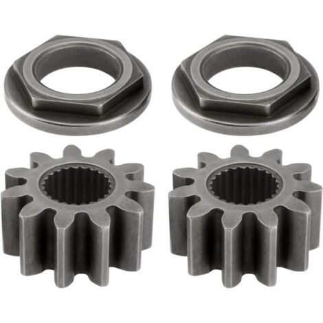 2 Kit Pignons D'arbre de Direction Et de Bagues Compatible avec MTD Compatible avec Cub Cadet 717-1554 917-1554 941-0656A 741-0656A Précision de Direction de Tondeuse à Gazon (1/5)