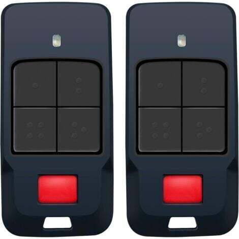 2 émetteurs de garage compatibles avec BFT MITTO COOL C4 433MHz, codage Rolling Code, MITTO COOL C2, MITTO COOL C4, Télécommandement universel pour porte de garage (1/4)