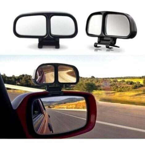 Rétroviseur d'angle mort,Miroir d'angle Mort pour Voiture,2PCS Grand Angle Réglables pour Voiture Camionnette Remorquage (1/5)
