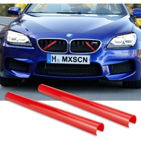 Insertion de calandre avant, calandre à bandes, insert de calandre pour radiateur, moulure décorative pour BMW, F30 F31 F32 F33 F34 F35 F36 G29 F20 F21 F22 F23 F24 F44 F40, Style sportif (2 pièces) (1/5)