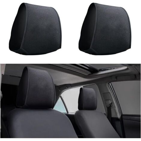 2 Pièces Housse D'appui-Tête De Voiture, Automobile Housse D'appui-Tête Lavable Et Anti-Poussière, Housse De Protection Pour Appui-Tête Respirante, Pour Véhicules, Voiture Monospace (1/5)