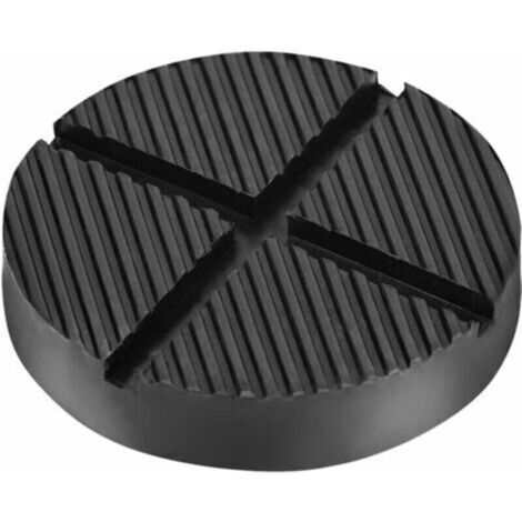 1 pcs Coussinet en caoutchouc pour cric avec rainure et profil Bloc en caoutchouc noir pour crics et ascenseurs (1/5)