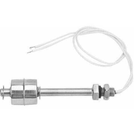 Interrupteur à flotteur de capteur de niveau d'eau liquide en acier inoxydable NITRIP 0220V pour piscine, 100mm (1/5)