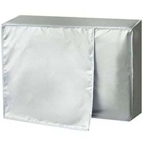 Housse pour pompe de piscine, Climatiseur Exterieur Plus épaisse Couverture Imperméable de Climatiseur de Couverture pour Unités Extérieures 75X26X57cm Fontainebleau (1/5)