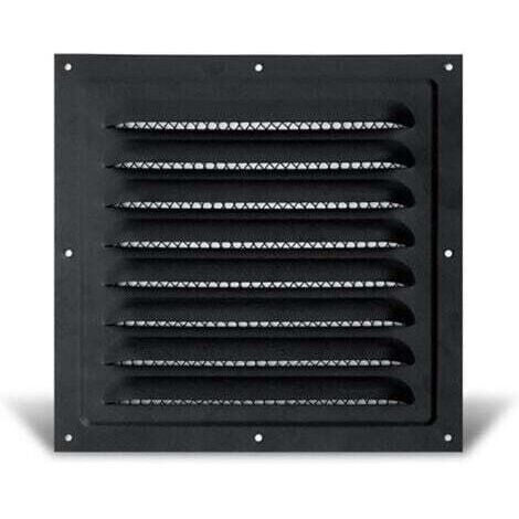Grille de ventilation en acier inoxydable anti-pluie (200 x 200 mm) (1/5)