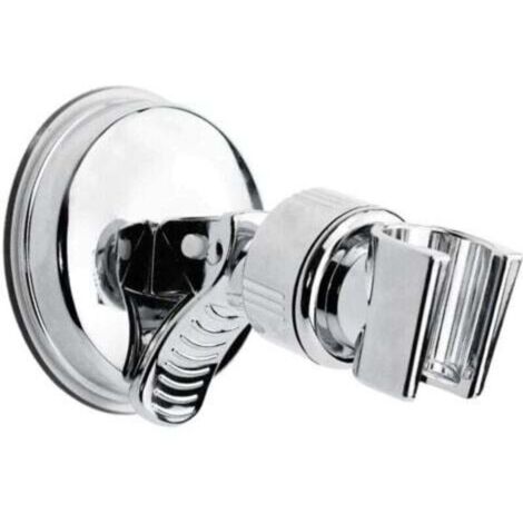 Support de Douche à Rotation 360 °, Ventouse Support de Douche Reglable Sans Percer pour Accessoire Fixation Pommeau Douche Salle de Bains (1/5)