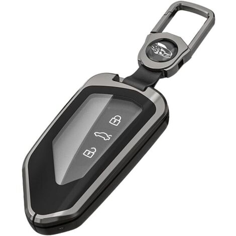 Étui de Protection en Alliage de Zinc pour Clé de Voiture Compatible avec Golf 8, ID.3, ID.4, Cupra, Skoda Octavia A8, SEAT Leon MK4, Formentor, Tarraco(avec Porte-clés) (1/5)
