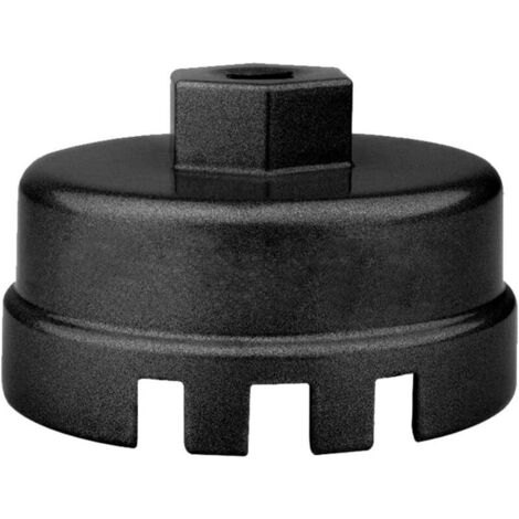 Outil de Retrait du Capuchon Pour Boîtier de Filtre à Huile - Clé Universelle en Aluminium à Capuchon (Noir) (1/5)