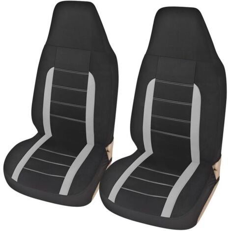 2 Pièces Housse De Siège Avant De Voiture à L'épreuve l'eau, Housse Siège Taille Universelle pour La Plupart des Voitures, Universal Size Seat Cover Protectors Set pour Voiture Camion SUV (1/5)