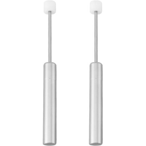 Lot de 2pcs Amortisseurs de Poubelle à Fermeture Douce 91x49x7,8 mm avec Couvercle en Acier Et Mécanisme en Plastique pour Poubelle de Cuisine