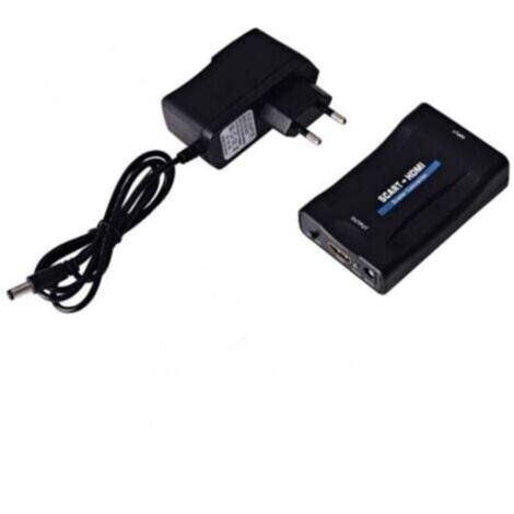 Promotion Convertisseur de tension-Peritel A Hdmi 1080P 60Hz Adaptateur Peritel Plug And Play Convertisseur Analogique Vers Numerique Boite Video Audio Adaptateur-- (1/5)