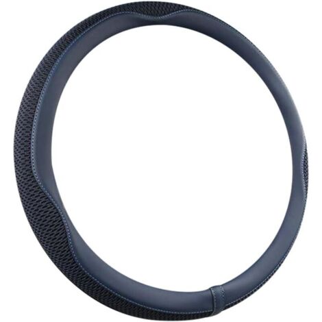 Couvre Volant Voiture, Housse Volant Respirante Antidérapante pour Le Sport, Respirant Microfibre Cuir Couvre Volant, Housse Volants Voiture Accessoires D'intérieur Protecteurs(Bleu) (1/5)