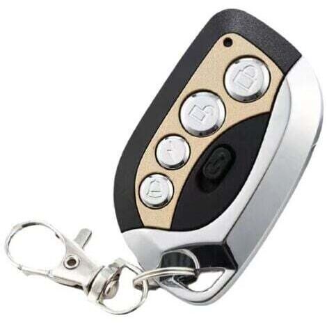 Duplicateur de Télécommande sans Fil,Télécommande Portail Copie,433.92MHz Clonage Électrique Clonage Universel Duplicateur Clé Fob pour Porte de Garage (Or) (1/5)
