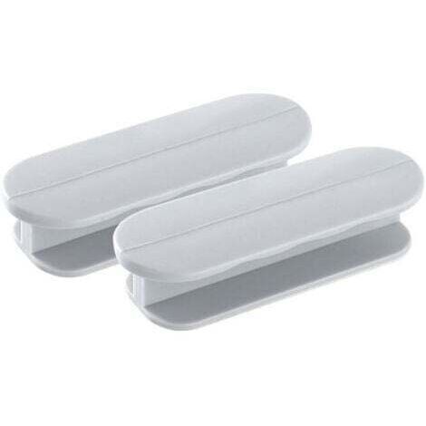 2 No Punch Balcony Window Pulls - Grey, Outdoor Patio Door Pulls Drawer Pulls Furniture Pulls, Glass Door (1/4)