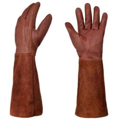 Gants de jardinage - Épine d'élagage de roses et résistant aux coupures Gantelet de protection de l',42cm (1/5)