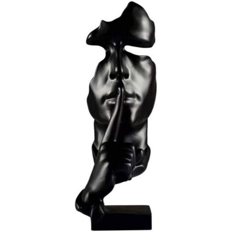 Sculpture en résine écologique 28,5 cm – Décoration vintage pour bureau et salon – Oeuvre d'art unique et non toxique (1/5)