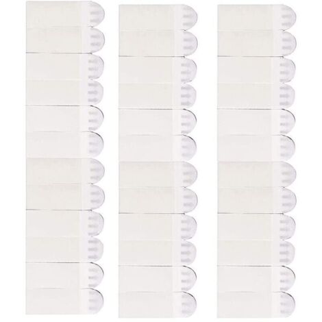 Bandes adhésives pour cadres photo, 24 paires (48 bandes), fixations pour cadres, bandes adhésives pour photos, affiches et cadres (1/5)