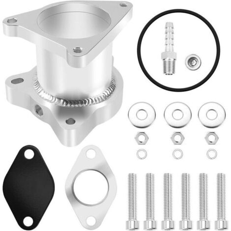 Tuyau de Rechange pour Valve EGR pour Volkswagen Golf Mk5 1.9 2.0Tdi, Kit de Suppression Vanne EGR pour Mk1 Mk2 Mk4 pour Skoda 2.0Tdi EGR valve diesel EGR