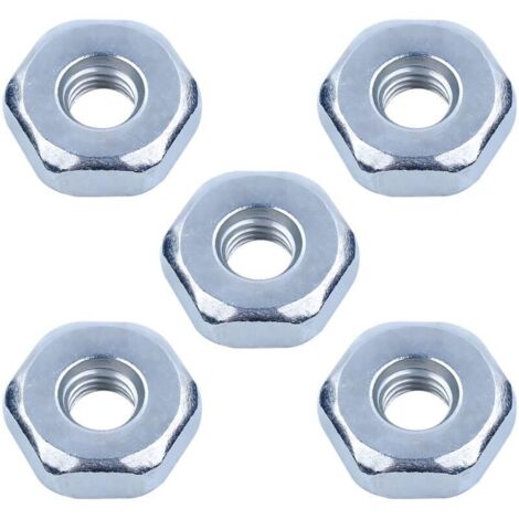 5 Pièces écrou de Trononneuse pour STIHL MS360 MS180 MS381 MS440 MS660 MS250 MS038 et Plus de Modèles, écrou de Chane Universel M8 Ecrou pour Carter de Chaine (1/5)