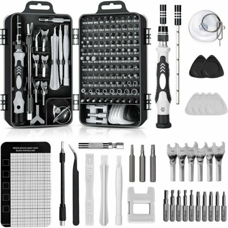 Set de 138 tournevis torx précision – Acier S2 inoxydable – Poignée ergonomique – Compatible MacBook, iPhone, appareils électroniques (1/5)