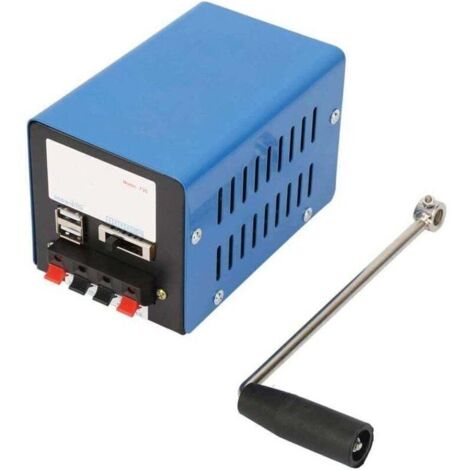 Générateur de manivelle manuel, générateur d'urgence mobile portable USB chargeur de secours d'alimentation Manuel pour générateur de jardin extérieur de camping (1/5)