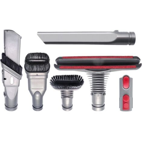 Kit d'accessoires pour aspirateur Dyson V6 V7 V8 – 6 pièces pour nettoyage efficace – Brosse à matelas et suceur plat inclus (1/5)