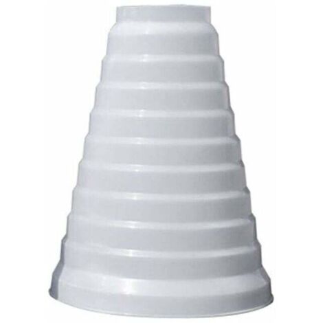 Réducteur universel PVC 80/200mm – Conduit rond pour ventilation – Résistant aux températures -20°C à +65°C – Pour systèmes CVC (1/5)
