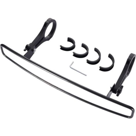 Rétroviseur central de 15 "de largeur forme convexe avec joint de serrage et caoutchouc de 2" Remplacement pour miroir UTV RZR 800 1000 S 900 XP 1000 Talon noir (1/5)