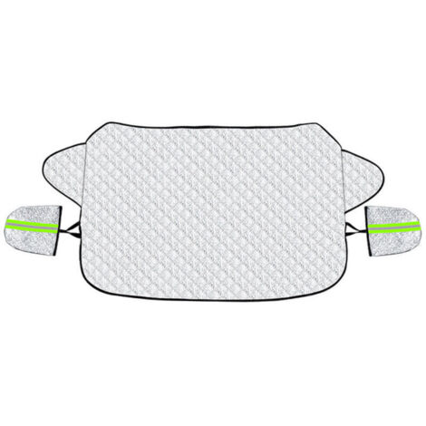 Couverture pare-brise voiture 147x100cm – Protection anti-givre, neige, UV – 4 couches indéchirables – Installation facile (1/5)