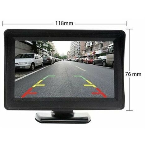 Kit de système de caméra de recul sans fil pour voiture / camion / fourgonnette / pick-up / camping-car 4.3 `` système de recul de vue arrière de moniteur