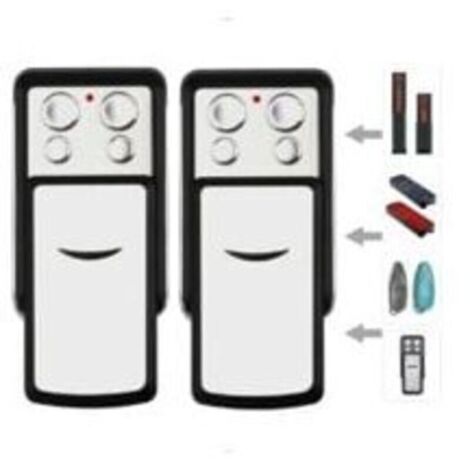 Télécommande de garage Sdre-4031 868 MHz compatible avec les télécommandes Sommer 868 MHz 4020 4026 TX03-868-4 4021 4025 4011 4031 4035 à code tournant (Smile-2PACK) (1/4)