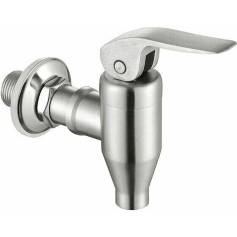 Distributeur de Boissons à l'eau en Acier Inoxydable, Robinet de Remplacement Durable, Style Poussoir, (1/5)