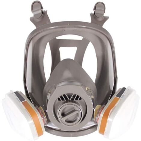 Masque respiratoire intégral pour peinture et nettoyage chimique – Protection contre poussières et vapeurs – Connecteurs baïonnette et 40mm (1/5)