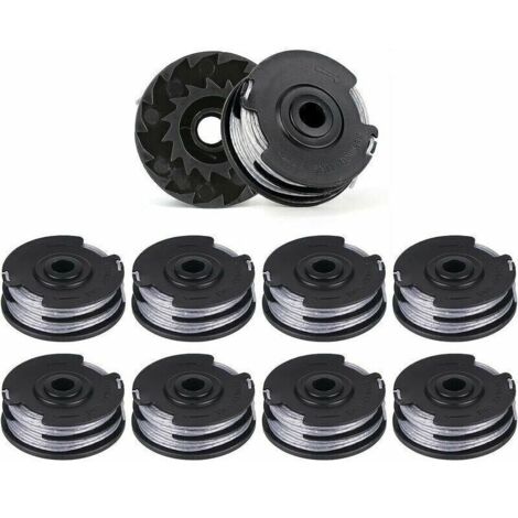 10pcs Bobines de Fil de Rechange pour Débroussailleuses Double Ligne, Longueur de 6 m x 1,6 mm, Convient pour les Modèles Bosch ART 30-36 LI, ART 30, ART 27 et ART 24 (1/5)