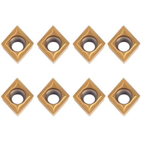CCMT09t304 Plaquette Carbure CCMT32.5 Lot de 10 Fraises en Métal dur CNC pour Outil de Tour (1/5)