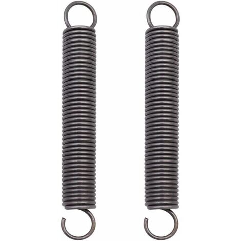 Ressorts à double crochet en acier inoxydable – Lot de 2 pièces – 2x18x150mm – Résistance à la rouille et à la corrosion (1/5)